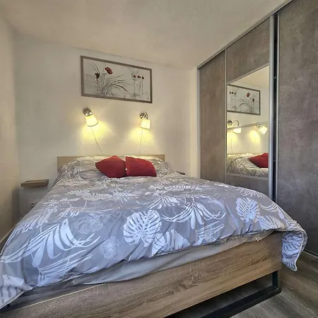 Beau T2 Avec Parking, Clim Et Wifi - - Fr-1-553-186 شقة بالاروك ليه بان